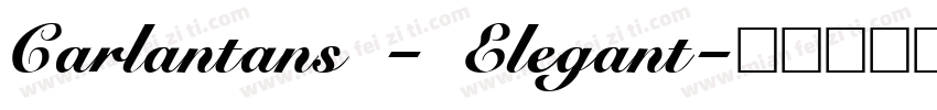 Carlantans - Elegant字体转换